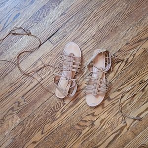 Faux Leather Madden Girl Gladiator Sandles